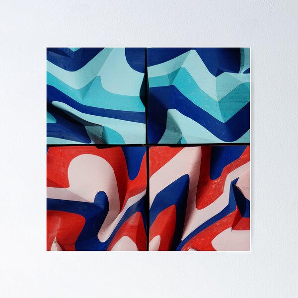 Item preview, Quadrent Marble Colored Pattern - Pop Art designed and sold by 20Dollars.