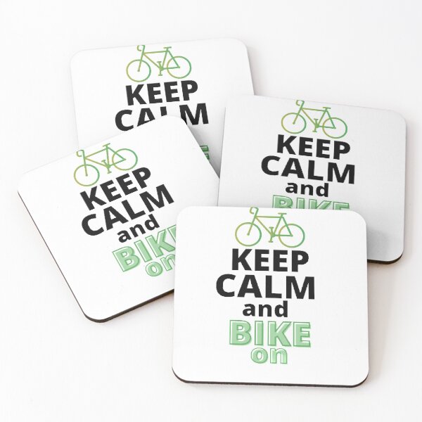 Item preview,   KEEP CALM  AND BIKE ON  designed and sold by M Mariatique.