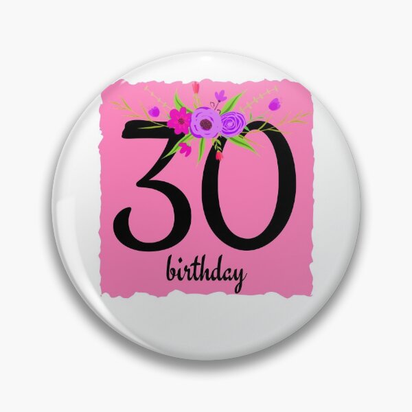 Item preview, 30th Birthday - Thirtieth Birthday Celebration Design designed and sold by Partypumpkin.