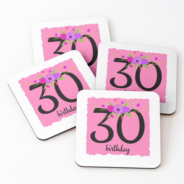 Item preview, 30th Birthday - Thirtieth Birthday Celebration Design designed and sold by Partypumpkin.