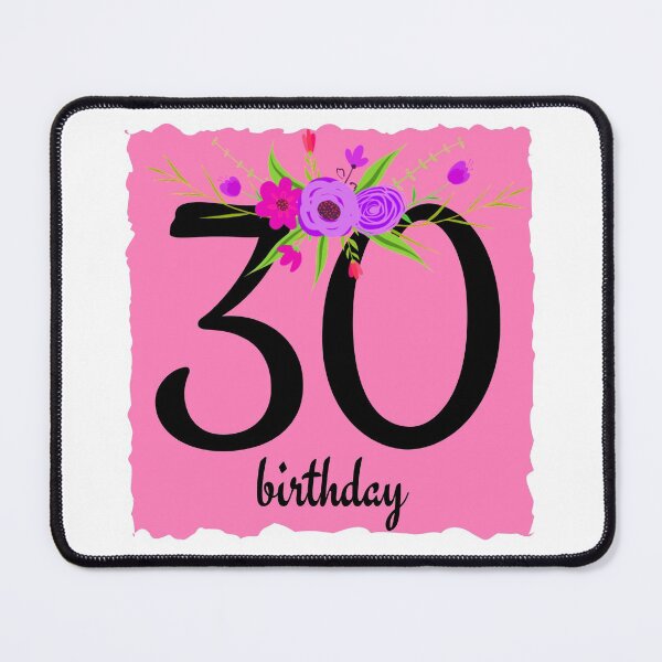 Item preview, 30th Birthday - Thirtieth Birthday Celebration Design designed and sold by Partypumpkin.