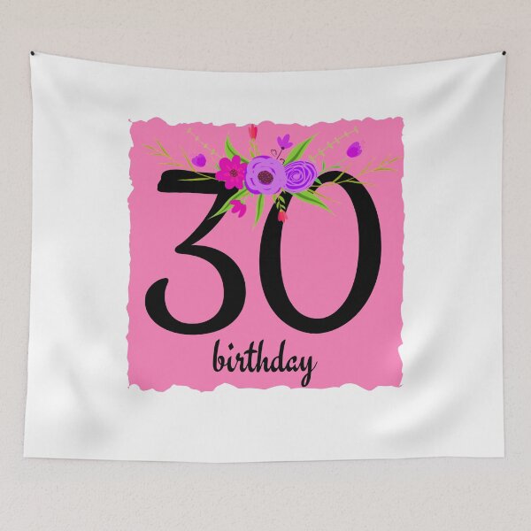 Item preview, 30th Birthday - Thirtieth Birthday Celebration Design designed and sold by Partypumpkin.