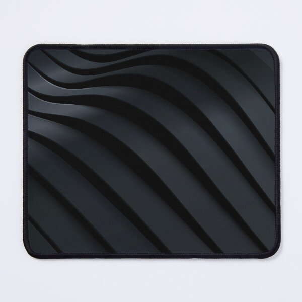 Item preview, Black 3D Wavy Papercut designed and sold by Vector Scout Lab.