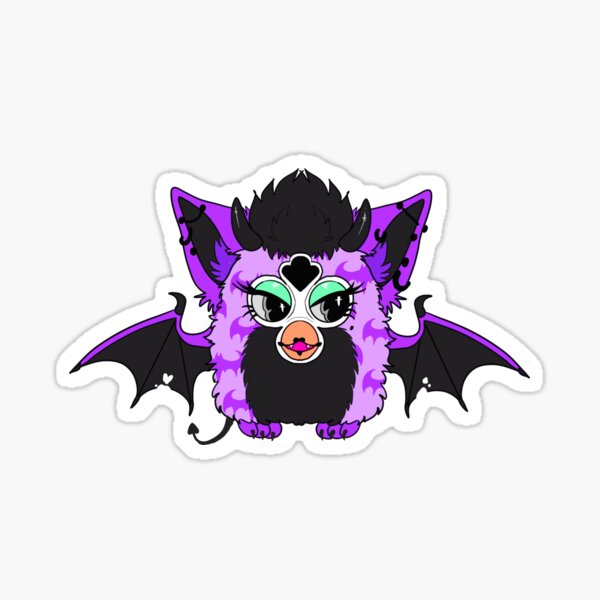 The New Furby 2023 - Tie Dye Sticker for Sale by CuteHeartCaty