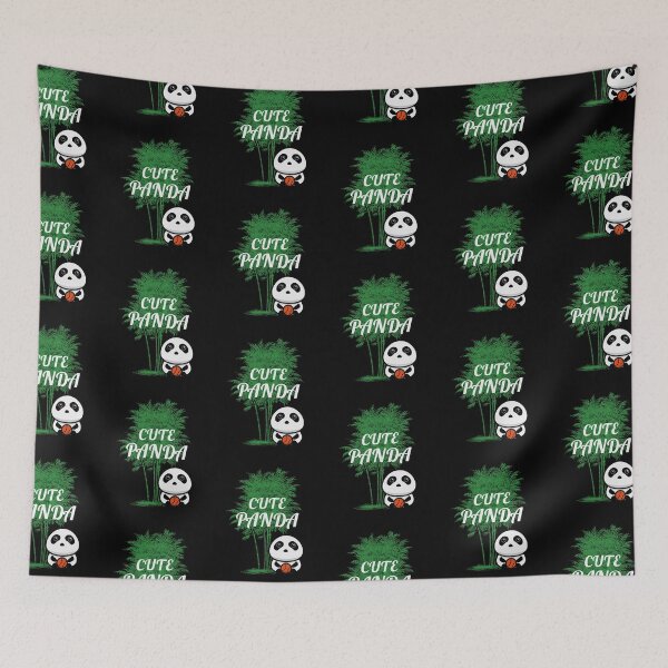 Item preview, Cute Panda with Bamboo designed and sold by Light79.