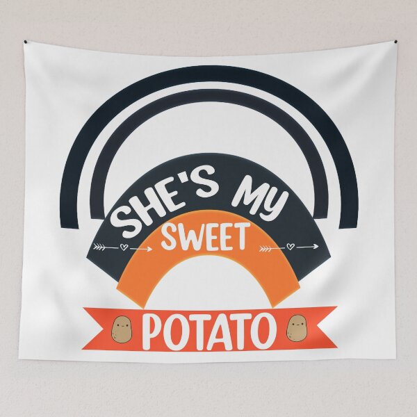Item preview, She's My Sweet Potato I Yam Set Couples Thanksgiving Present  designed and sold by Rami Khalifah.
