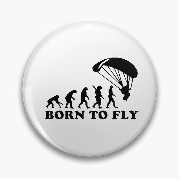 Pinback Button - Born To Fly