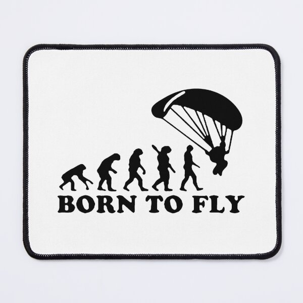Item preview, Born to Fly Evolution Skydiving born to fly Evolution Fly Gift Premium Apparel Funny Holiday Xmas designed and sold by DesignByHeartUK.
