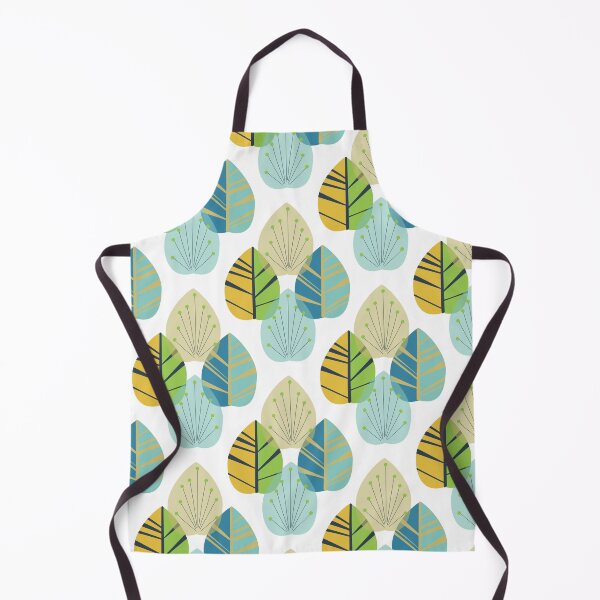 Item preview, Mid Century Modern Leaves Gold designed and sold by Barbara Pixton.