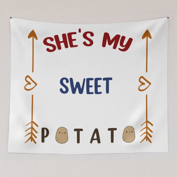 Item preview, She's My Sweet Potato I Yam Set Couples Thanksgiving Present  designed and sold by Rami Khalifah.
