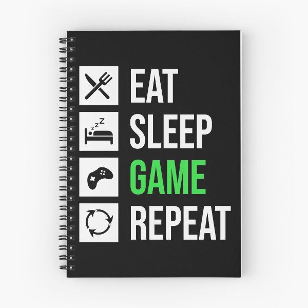 Item preview, Eat sleep game repeat designed and sold by ZDreamers.