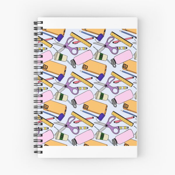 Item preview, School Supplies Pattern designed and sold by Klarissahill7.