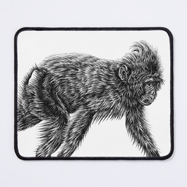 Item preview, Sulawesi crested macaque monkey designed and sold by LorenDowding.