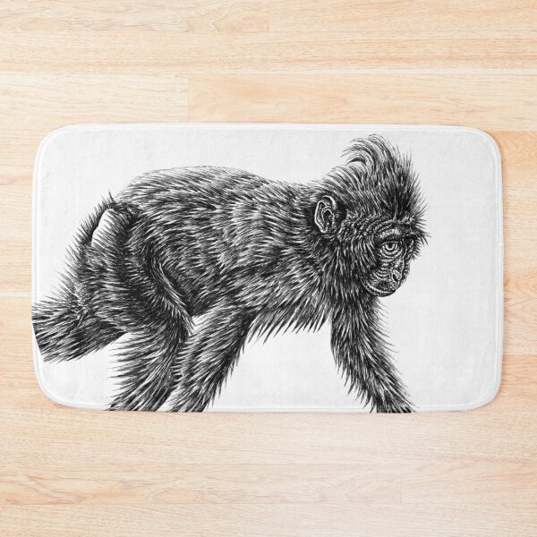Item preview, Sulawesi crested macaque monkey designed and sold by LorenDowding.