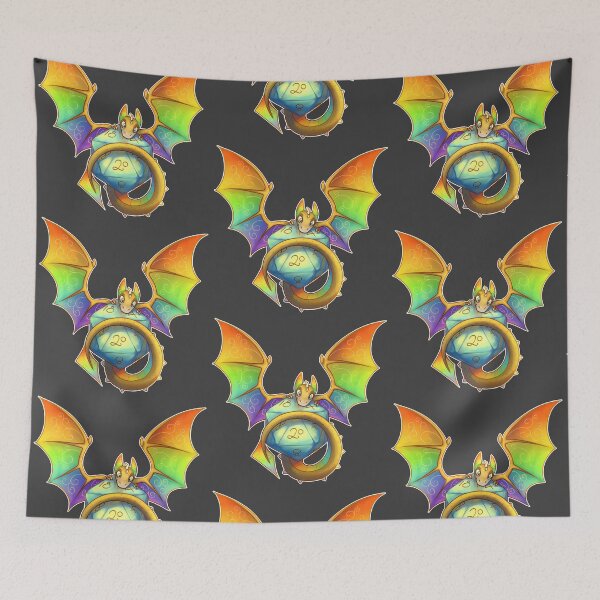 Item preview, Rainbow Dice Dragon designed and sold by StarlightIRIS.