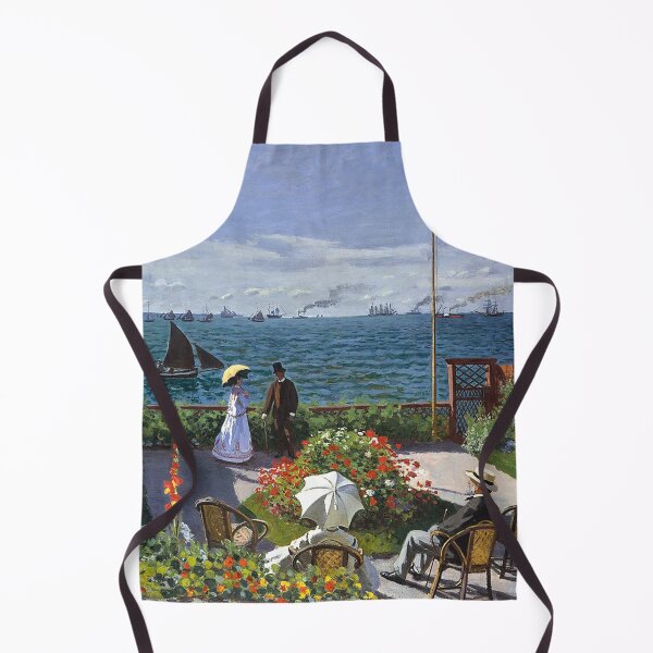 Item preview, Claude Monet Garden at Sainte‑Adresse Fine Art Painting designed and sold by ind3finite.