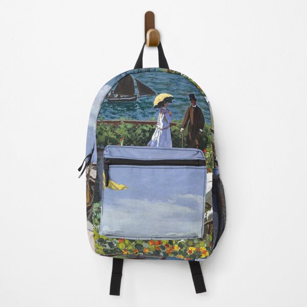 Item preview, Claude Monet Garden at Sainte‑Adresse Fine Art Painting designed and sold by ind3finite.