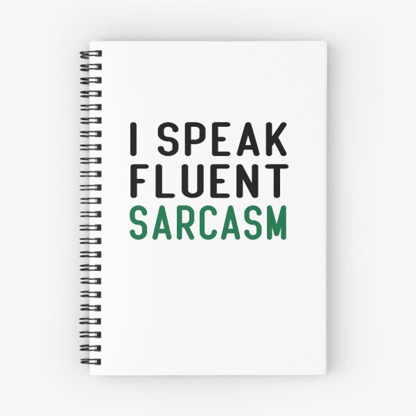 Item preview, I Speak Fluent Sarcasm Funny Sayings designed and sold by JustBeeAwesome.
