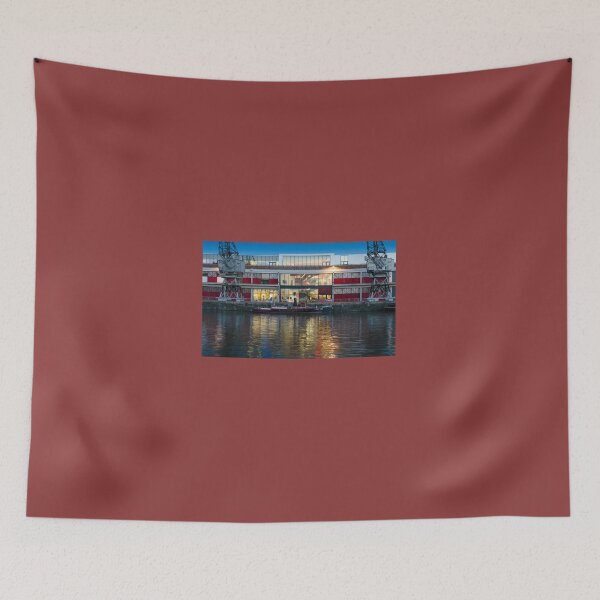 Item preview, Bristol's M Shed at Night designed and sold by Carolyn Eaton.