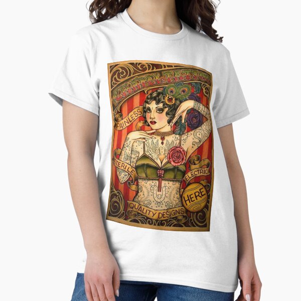 Item preview, CHAPEL TATTOO; Vintage Body Advertising Art designed and sold by posterbobs.