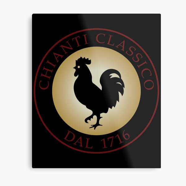 Chianti Classico (Circle) Metal Print