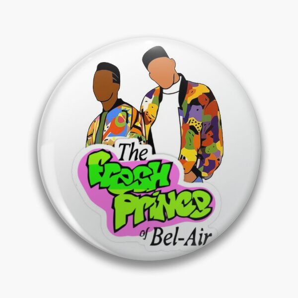 2.25 inches Pushback Pins Plastic Button Pins Fresh Prince Party Supplies Fresh Prince Birthday Party Pins 12 Personalized Fresh Prince of Bel Air Button Pins Fresh Prince Party Favors