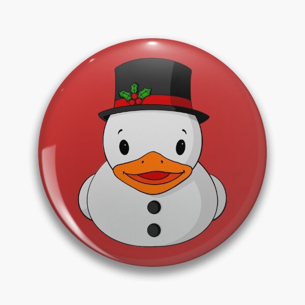 Item preview, Fancy Snowman Rubber Duck designed and sold by Alisha Ober Designs.