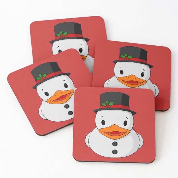 Item preview, Fancy Snowman Rubber Duck designed and sold by Alisha Ober Designs.