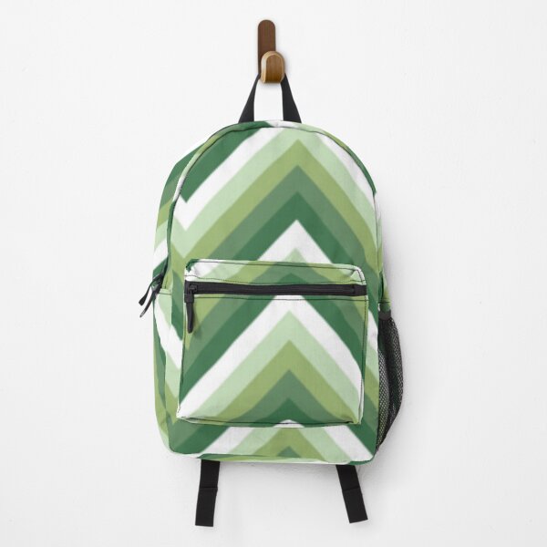 Item preview, Shades of Green Abstract Zigzag Pattern. Geometrical Green White Zigzag designed and sold by silviaol.