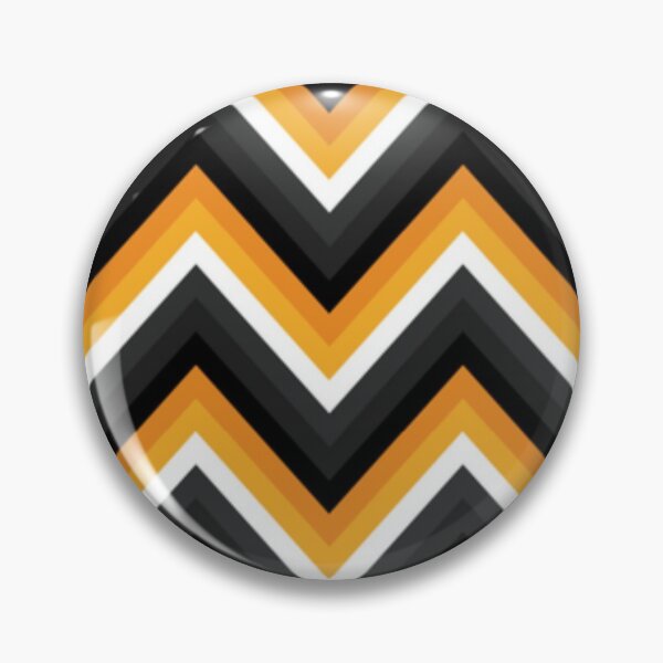 Item preview, Halloween Colors Abstract Zigzag Pattern. Geometrical Orange, Black, White Zigzag designed and sold by silviaol.