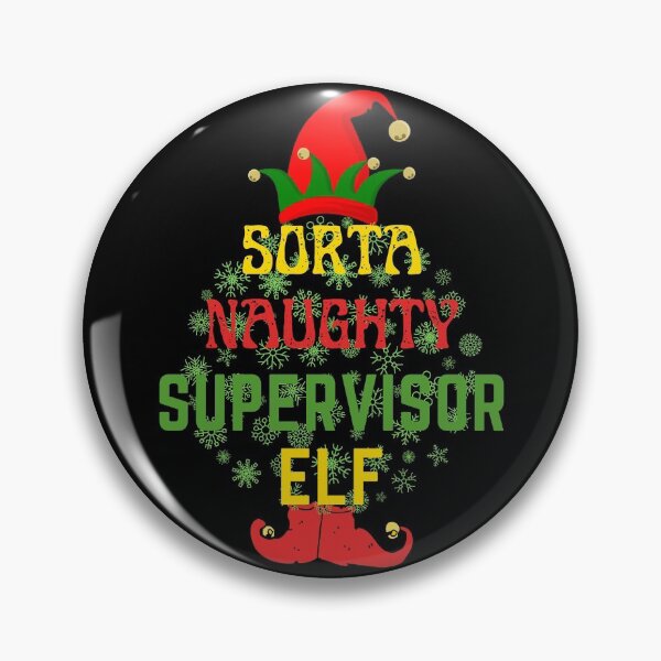 Item preview, Sorta Naughty Supervisor Elf - CHRISTMAS designed and sold by GreenEnvytt.