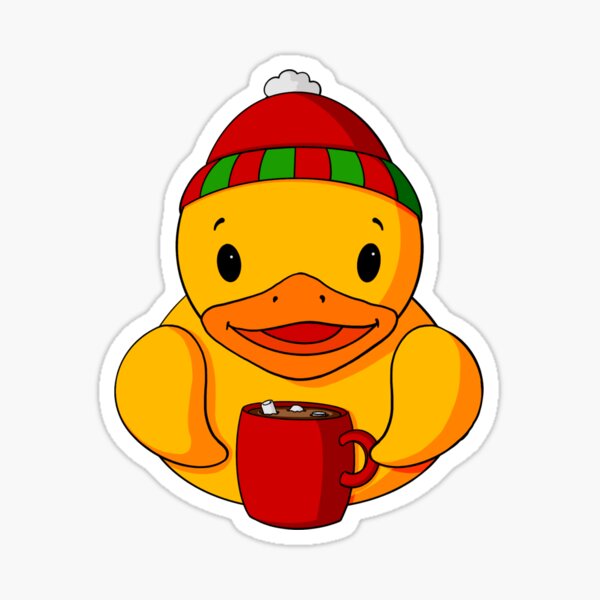 Item preview, Hot Cocoa Rubber Duck designed and sold by Alisha Ober Designs.