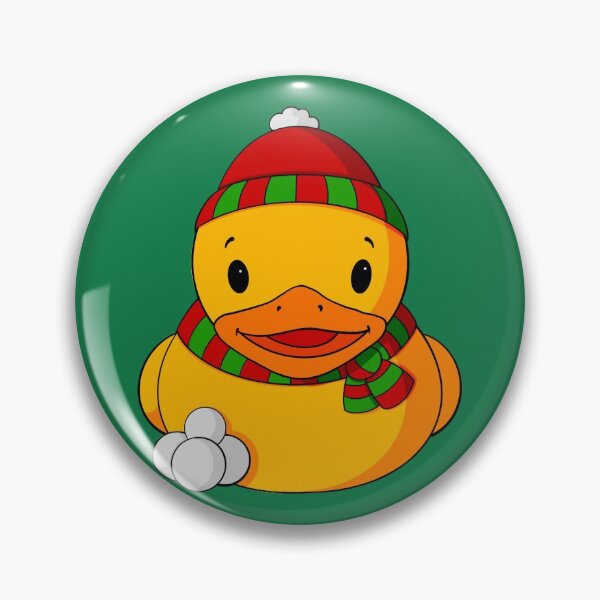 Item preview, Snowball Fight Rubber Duck designed and sold by Alisha Ober Designs.