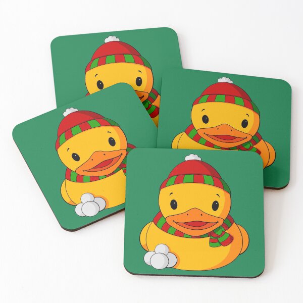 Item preview, Snowball Fight Rubber Duck designed and sold by Alisha Ober Designs.