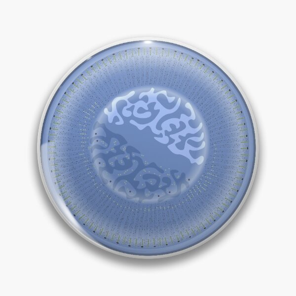Item preview, Cyclotella litoralis (Blue) designed and sold by DiatomsATTACK.