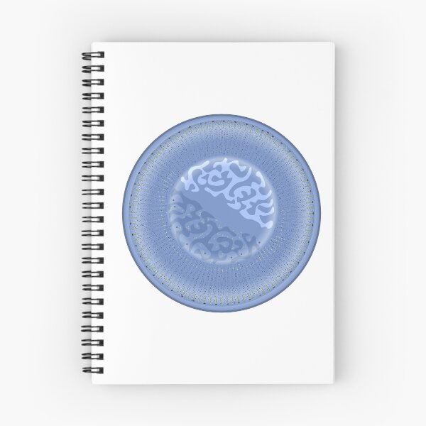 Item preview, Cyclotella litoralis (Blue) designed and sold by DiatomsATTACK.