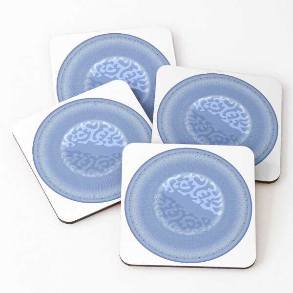 Item preview, Cyclotella litoralis (Blue) designed and sold by DiatomsATTACK.