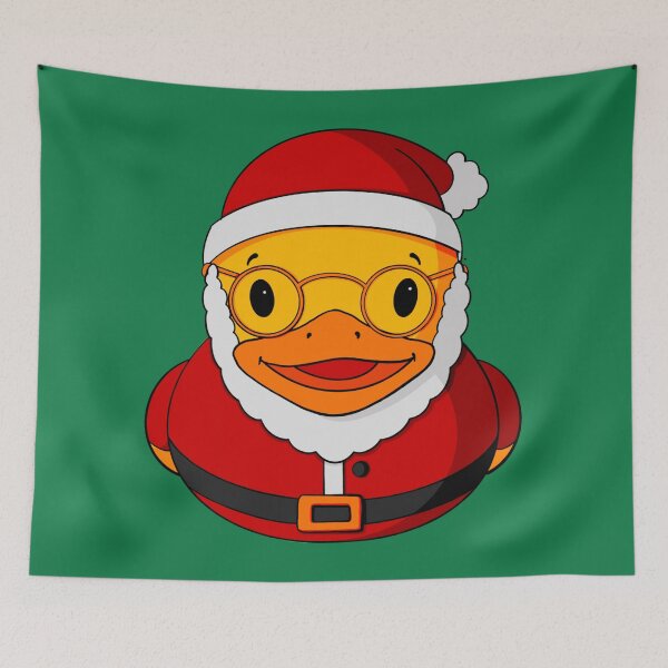Item preview, Santa Claus Rubber Duck designed and sold by Alisha Ober Designs.