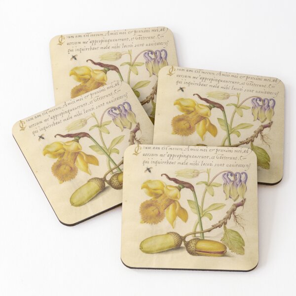 Item preview, Daffodil, Columbine, and Acorns: ca 1500's designed and sold by ebrawne.