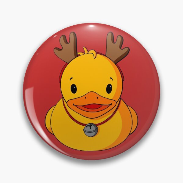 Item preview, Reindeer Bell Rubber Duck designed and sold by Alisha Ober Designs.