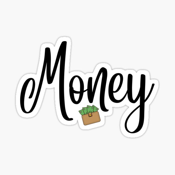 Money Vision Board Sticker for Sale by LoA-Lady