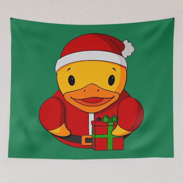 Item preview, Santa Present Rubber Duck designed and sold by Alisha Ober Designs.