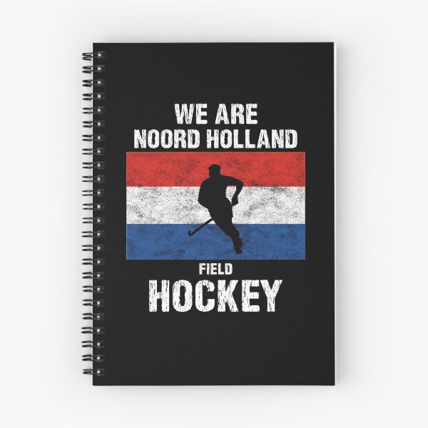 Aperçu de l'œuvre Drapeau vintage de joueur de hockey sur gazon de Hollande du Nord créée et vendue par OSRPRO.