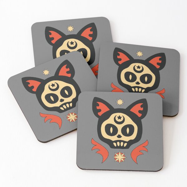Item preview, Halloween Cat Skull designed and sold by IKERAS.