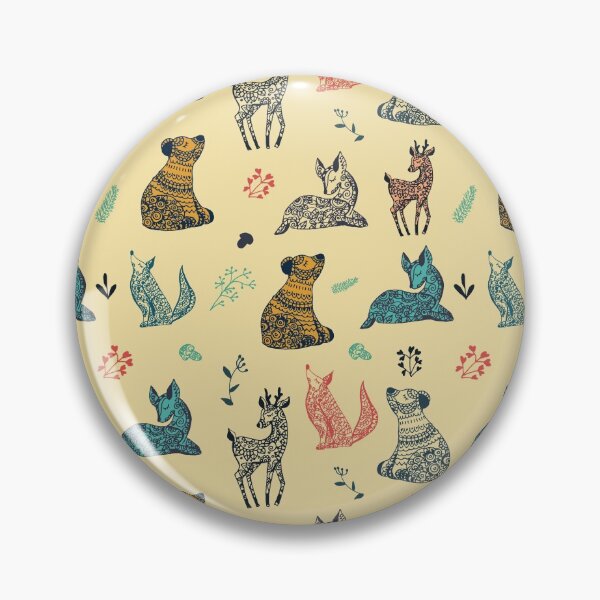 Item preview, Pattern Sweet Forest Animals designed and sold by OutcastBrain.