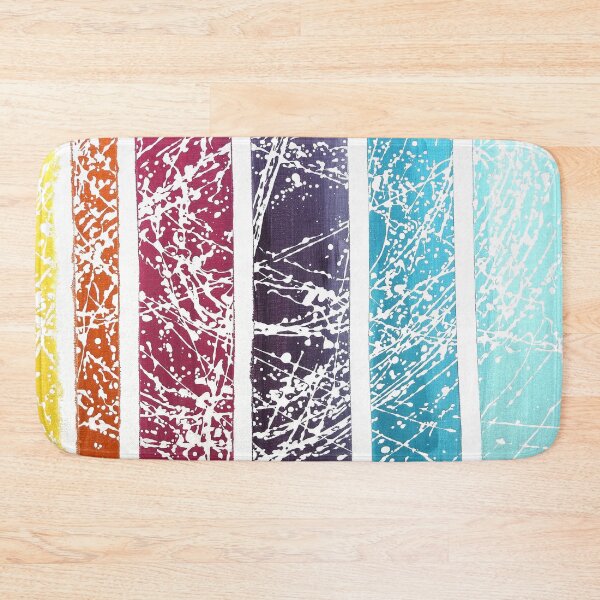 Item preview, rainbow pendulum boho wave painting designed and sold by Stephanie  Skeem.