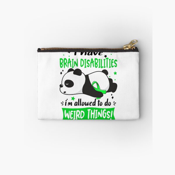 Item preview, Brain Disabilities Warrior I Have Brain Disabilities I Am Allowed To Do Weird Things! designed and sold by GennieShop.
