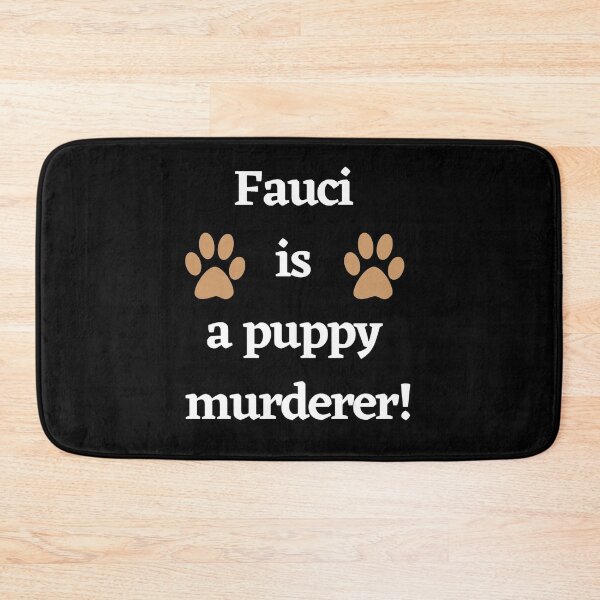 Item preview, Fauci is a puppy murderer Dr fauci experimenting on puppies designed and sold by Giovanni's  Brown Quotes.