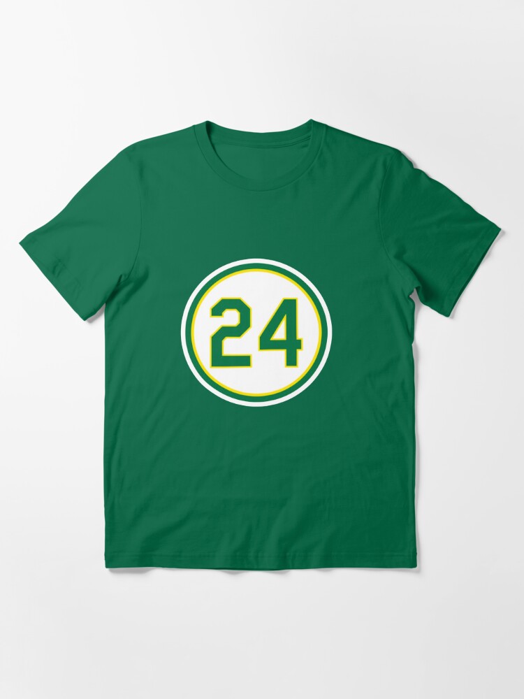 THE OAKLAND BASEBALL VINTAGE RETIRED NUMBER FOR A LEGEND THAT RICKEY  HENDERSON STICKER AND SHIRT  Sticker for Sale by ComfortClosers