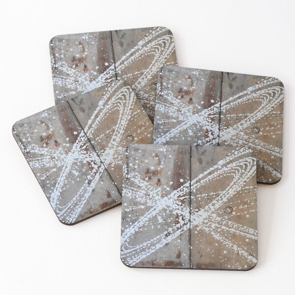 Item preview, pendulum galaxy painting on old wood designed and sold by Stephanie  Skeem.